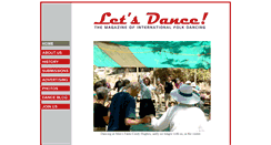 Desktop Screenshot of letsdancemag.net